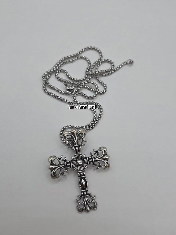 Chrome Hearts large cross necklace